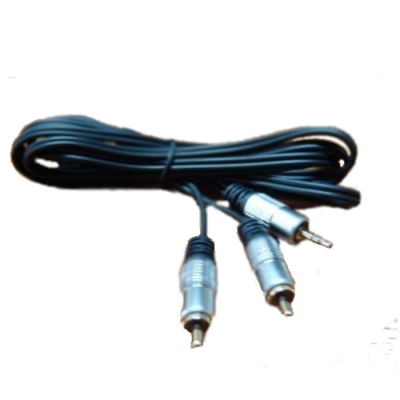 Cable Plug 3.5st A 2rca Metalico