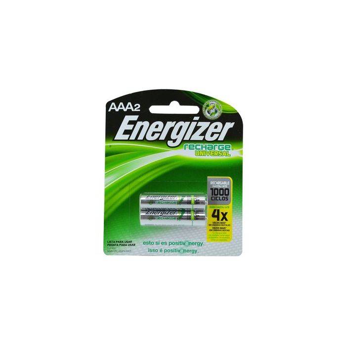#pila Energizer Aaa Recargable 700mah Nh12 Blister 2pcs Precio Por Unidad