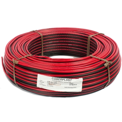 Bobina De 400m Cable Bafle 2x1 Rojo/negro