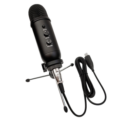 Microfono Condenser Unidireccional Conector Usb