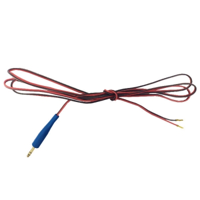Cable De Audio Rojo Negro 3m De 2x1 Plug Terminal