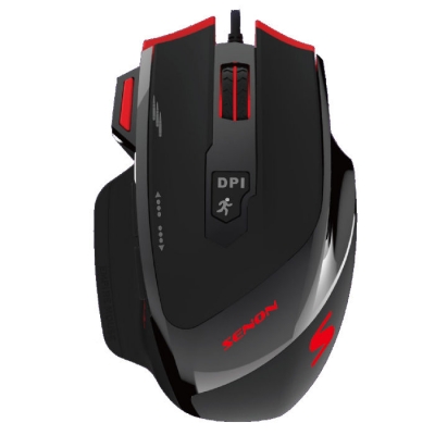 (*) Mouse Para Gaming Negro Y Rojo